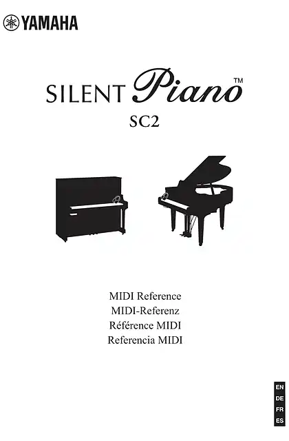yamaha雅马哈Silent Piano SC2 MIDI Reference